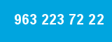 963 223 72 22 963 223 72 22